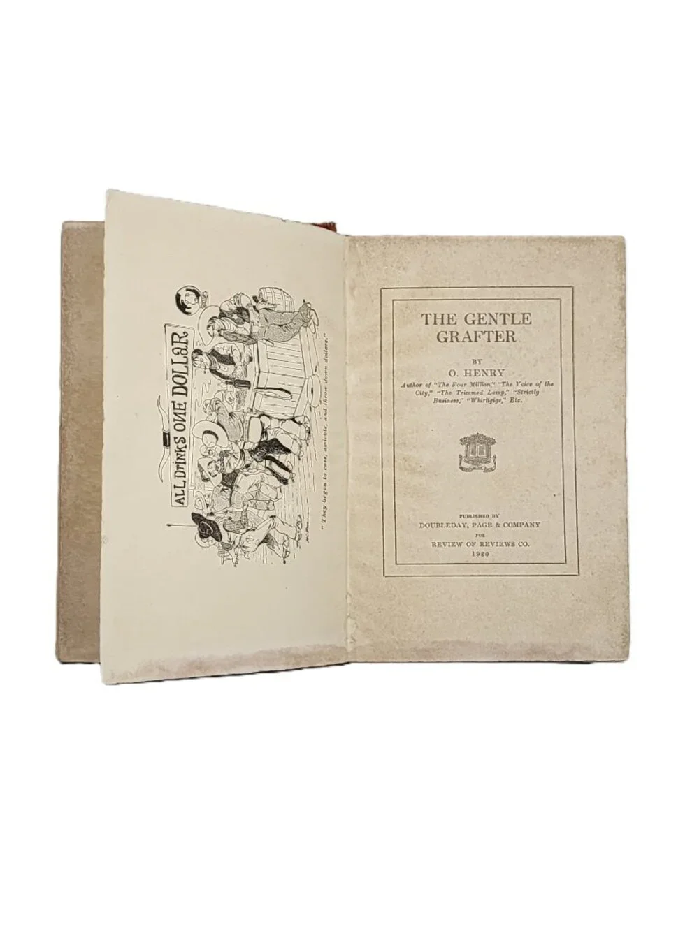 The Gentle Grafter by O. Henry 1920HC RARE